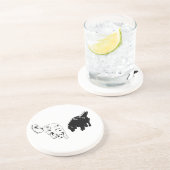 Dessous De Verre En Grès Pointe de table d'aération — Retriever Duo (Côté)