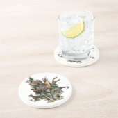 Dessous De Verre En Grès Pointeur À poils durs allemand (Côté)