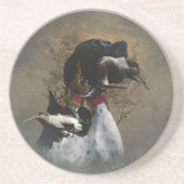 Dessous De Verre En Grès Pointeur anglais (Devant)