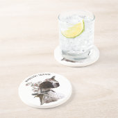 Dessous De Verre En Grès Pointeur anglais, chasse aux oiseaux (Côté)