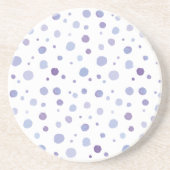 Dessous De Verre En Grès pois peint à la main (Devant)