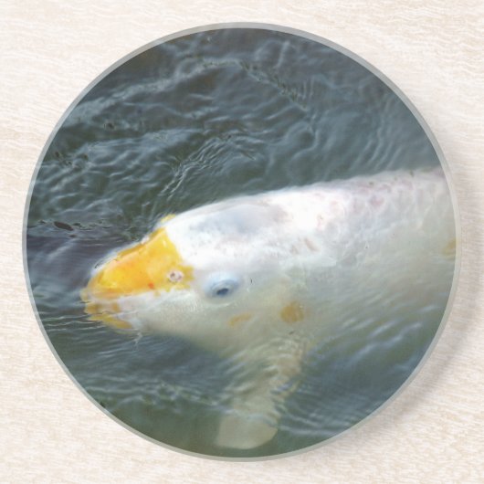 Dessous De Verre En Grès Poisson D'Or Dans Le Lac (Devant)