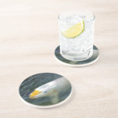 Dessous De Verre En Grès Poisson D'Or Dans Le Lac (Côté)