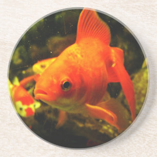 Dessous De Verre En Grès Poisson doré