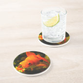 Dessous De Verre En Grès Poisson doré (Côté)