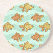 Dessous De Verre En Grès Poisson-motif (Devant)