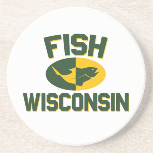 Dessous De Verre En Grès Poisson Wisconsin