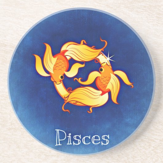 Dessous De Verre En Grès Poissons, Pesci (Devant)