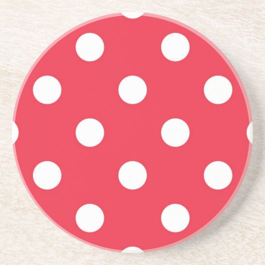 Dessous De Verre En Grès Polka dot (Devant)