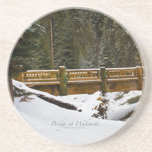 Dessous De Verre En Grès Pont à Wuksachi (Devant)