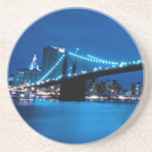 Dessous De Verre En Grès Pont de Brooklyn, New York