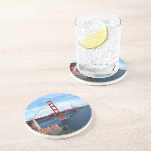 Dessous De Verre En Grès Pont de San Francisco (Côté)