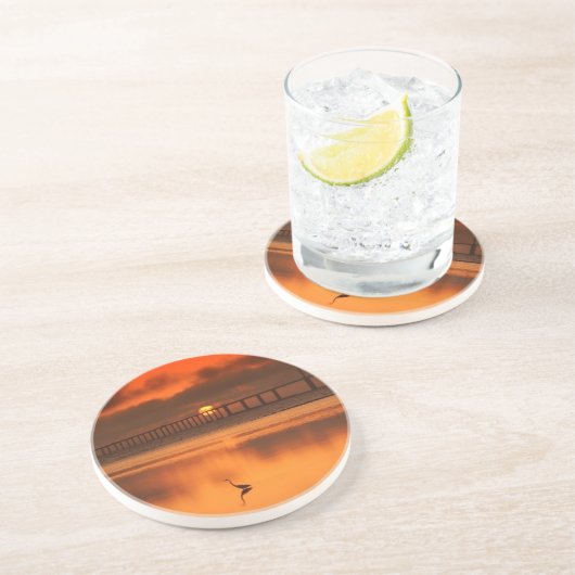 Dessous De Verre En Grès Pont de Skyway (Côté)