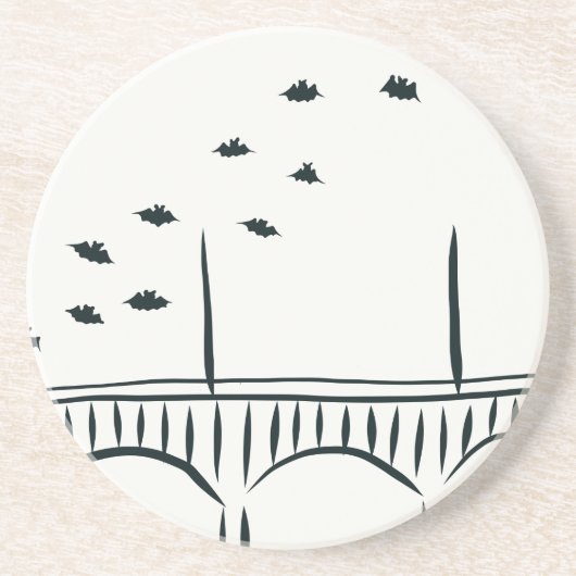 Dessous De Verre En Grès Pont du congrès d'Austin (Devant)