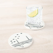 Dessous De Verre En Grès Pont du congrès d'Austin (Côté)