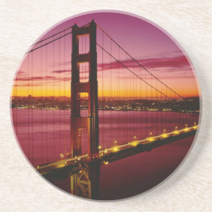 Dessous De Verre En Grès Pont du Golden Gate, San Francisco, Californie, 5