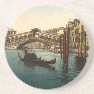 Dessous De Verre En Grès Pont I, Venise, Italie de Rialto