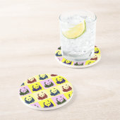 Dessous De Verre En Grès Pop Art Baby Pandas (Côté)