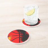 Dessous De Verre En Grès Pop Art Basket (Côté)