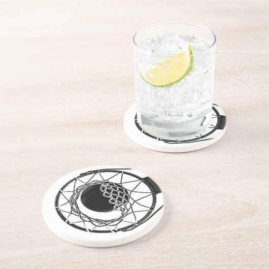 Dessous De Verre En Grès Pop Art Basket (Côté)