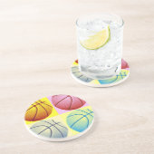 Dessous De Verre En Grès Pop Art Basket (Côté)