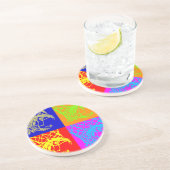 Dessous De Verre En Grès Pop Art Basket (Côté)