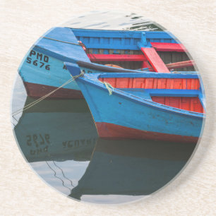 Dessous De Verre En Grès Port d'Angelmo, bateaux de pêche.