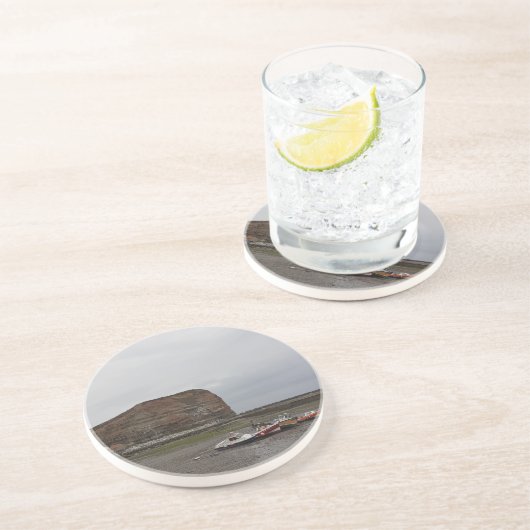 Dessous De Verre En Grès Port de Staithes. (Côté)