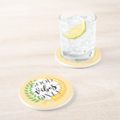 Dessous De Verre En Grès Porta copos good vibes  (Côté)
