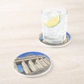 Dessous De Verre En Grès Porte de Brandebourg, Berlin, Allemagne (Côté)