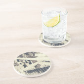 Dessous De Verre En Grès Porte de cime d'hiver (Côté)