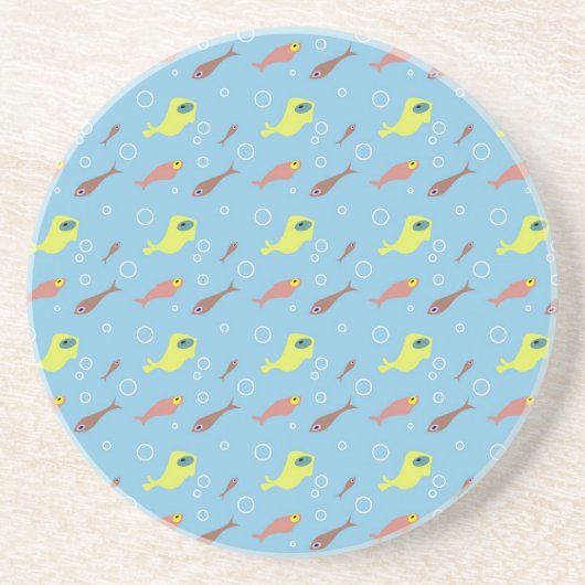 Dessous De Verre En Grès Porte-poisson (Devant)