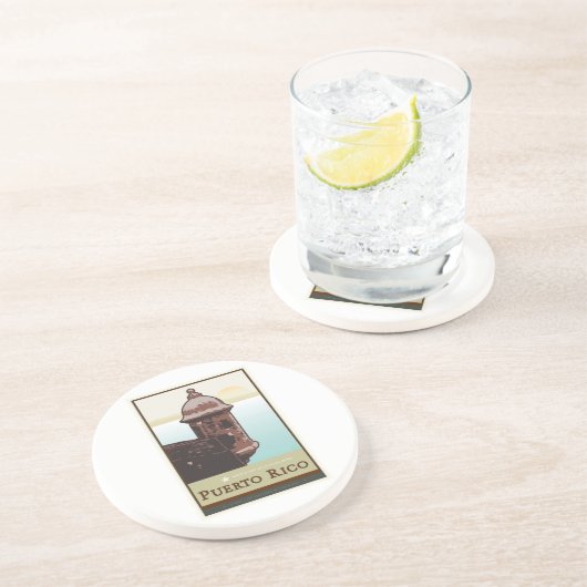 Dessous De Verre En Grès Porto Rico I (Côté)