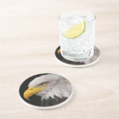 Dessous De Verre En Grès Portrait d'aigle (Côté)