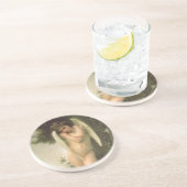 Dessous De Verre En Grès Portrait de Cupidon (Cupid) par Bouguereau (Côté)