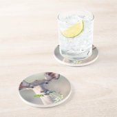 Dessous De Verre En Grès Portrait de Kudu (Côté)