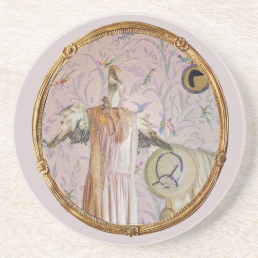Dessous De Verre En Grès Portrait de Mme Smew (Devant)