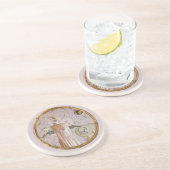 Dessous De Verre En Grès Portrait de Mme Smew (Côté)