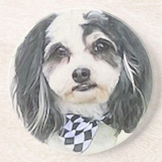 Dessous De Verre En Grès Portrait K-Cee (Devant)