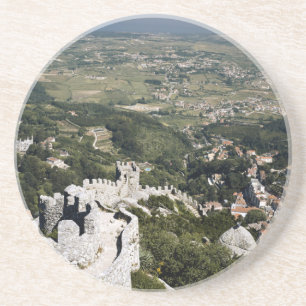 Dessous De Verre En Grès Portugal, province de Lisbonne, Sintra, vue depuis