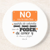 Dessous De Verre En Grès Posavaso Bienaventurado (Devant)