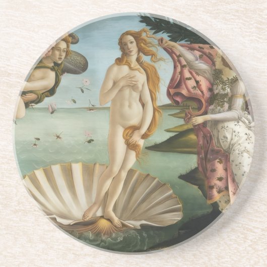 Dessous De Verre En Grès Posavasos de El nacimiento de Venus de Sandro (Devant)