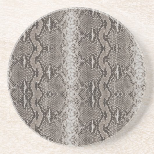 Dessous De Verre En Grès Poster de animal Python Snake Skin (Devant)