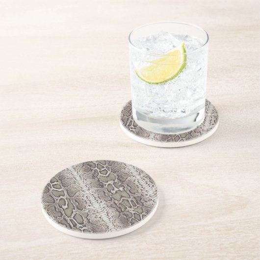 Dessous De Verre En Grès Poster de animal Snakeskin (Côté)