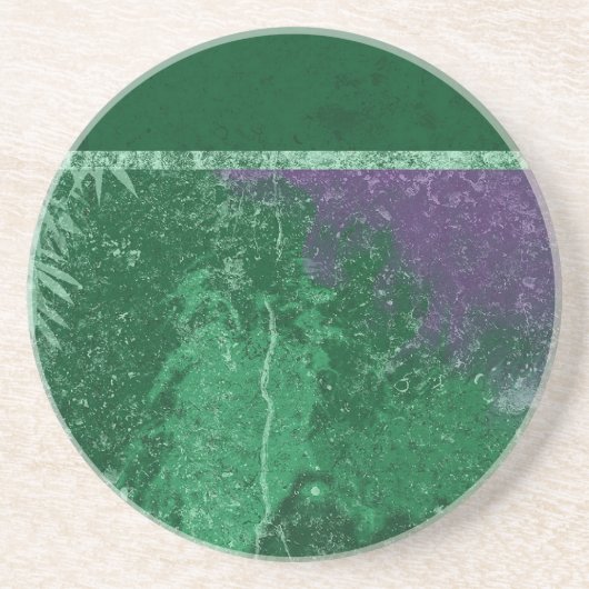 Dessous De Verre En Grès Poster vert toxique Avatar (Devant)