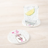 Dessous De Verre En Grès Pot de maçon (Côté)