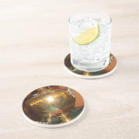 Pot de thé doré vintage Mur Art & Imprimer