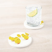 Dessous De Verre En Grès poules mignonnes (Côté)