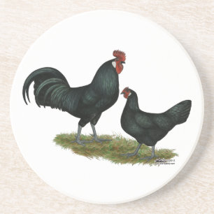 Dessous De Verre En Grès Poulets Augsburger