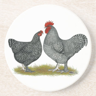 Dessous De Verre En Grès Poulets de Maline